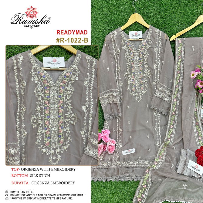 Ramsha R 1022 A To D Pakistani Readymade Catalog
